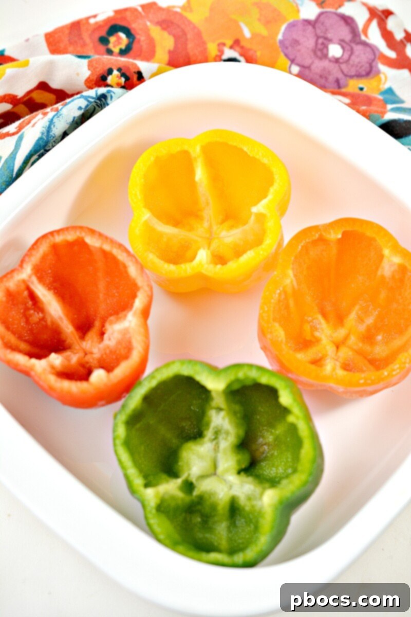 Keto Sloppy Joe Bell Pepper Boats 12 Filling bell peppers with the homemade sloppy joe mixture