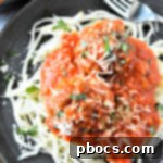 Low-Carb Spaghetti and Meatballs