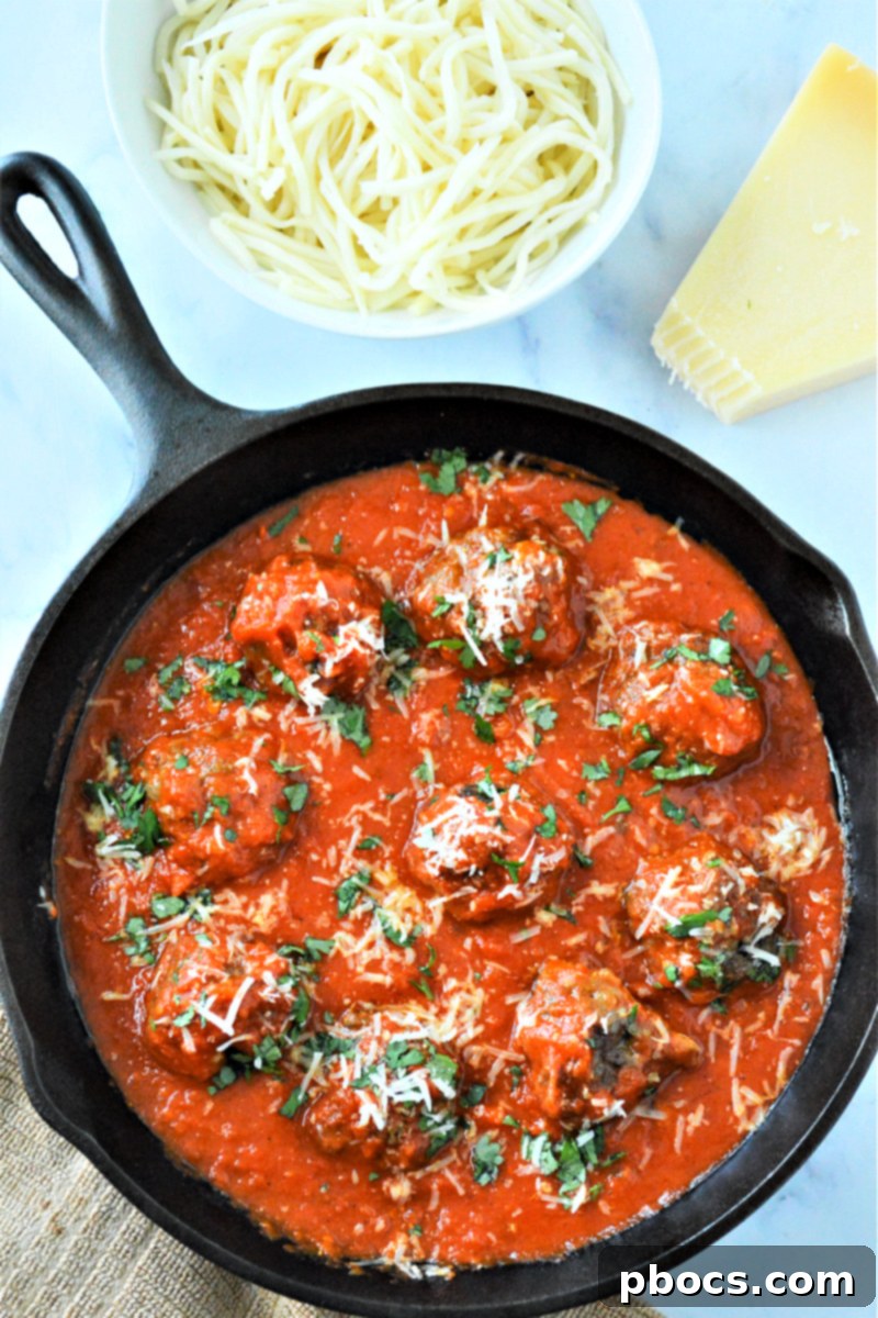 Low-Carb Spaghetti and Meatballs