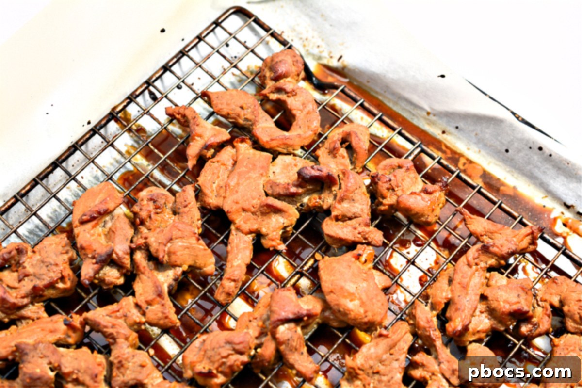 Broiling boneless spare ribs