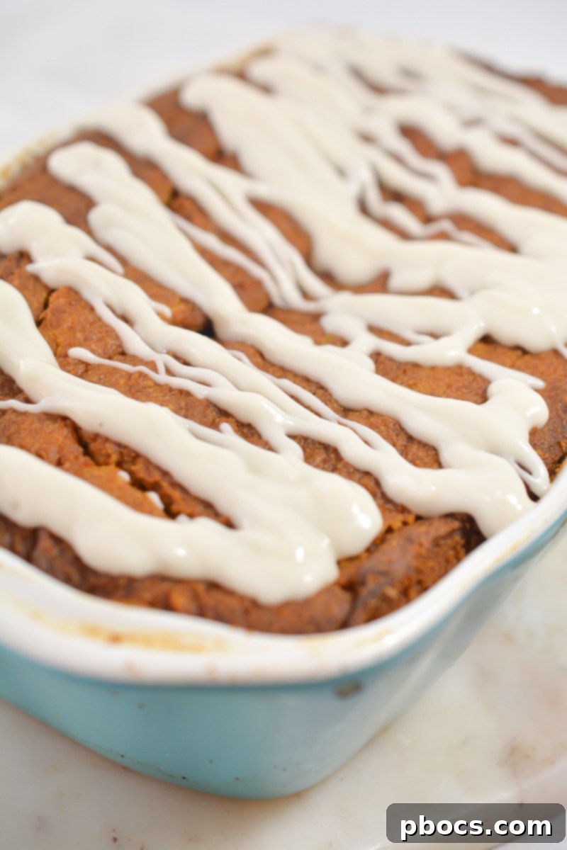 Keto Pumpkin Pound Cake cooling on a rack
