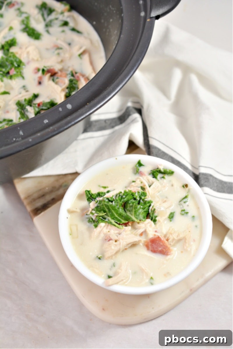 Keto Crockpot Chicken Chili with Cream Cheese and Ranch