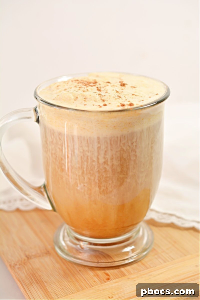 Keto Pumpkin Cream Cold Brew - a refreshing low-carb coffee drink for autumn.