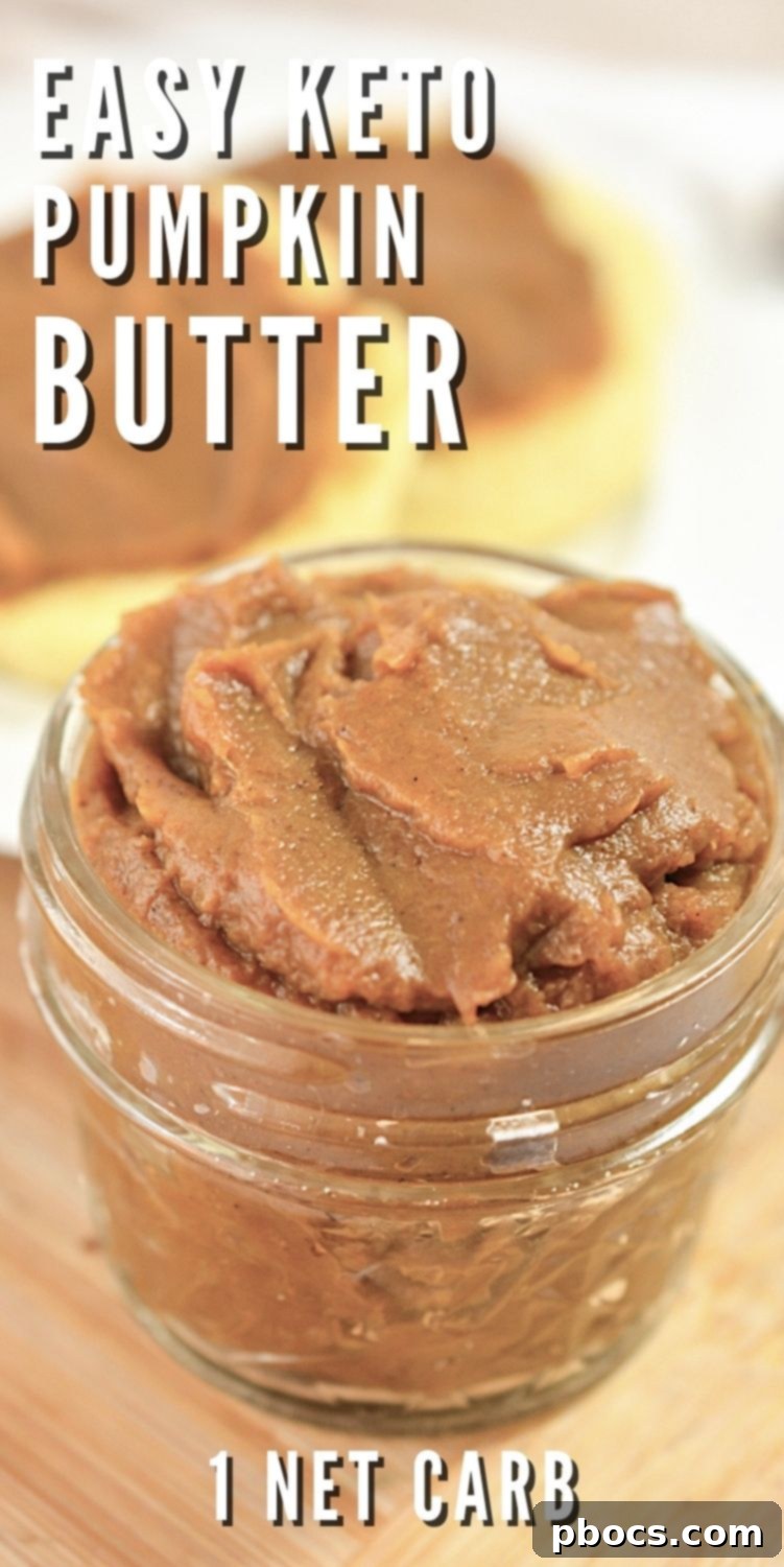 Keto Pumpkin Butter Pinterest Pin