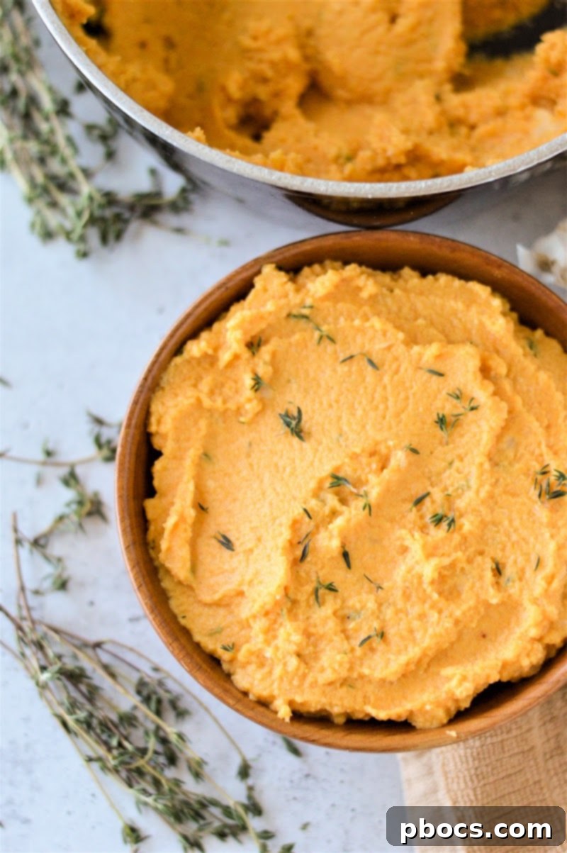 Savory Low Carb Cauliflower And Pumpkin Mash for family dinners