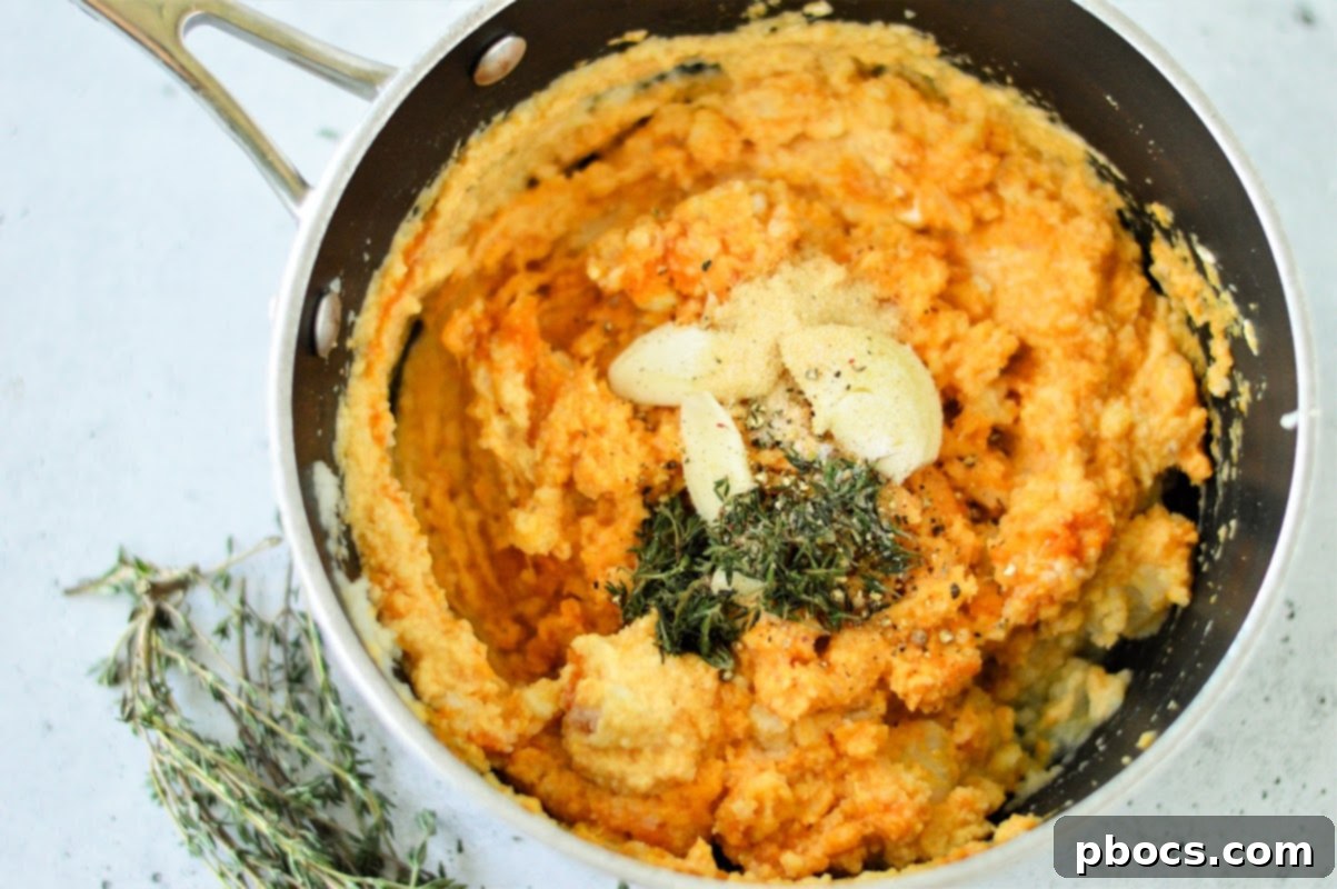 Adding spices and blending mash