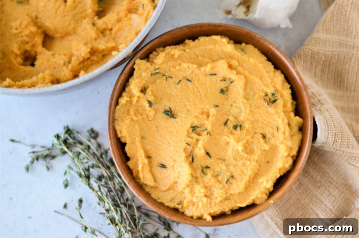 Preparation step for Low Carb Cauliflower And Pumpkin Mash
