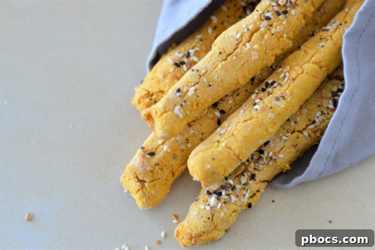 Low Carb Everything Bagel Breadsticks With Pumpkin arranged on a platter for a party