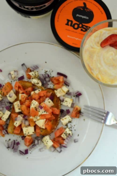 noosa Yoghurt: A Taste Like No Other 6 Close-up of a delectable mozzarella and tomato salad on toast, ready to be enjoyed