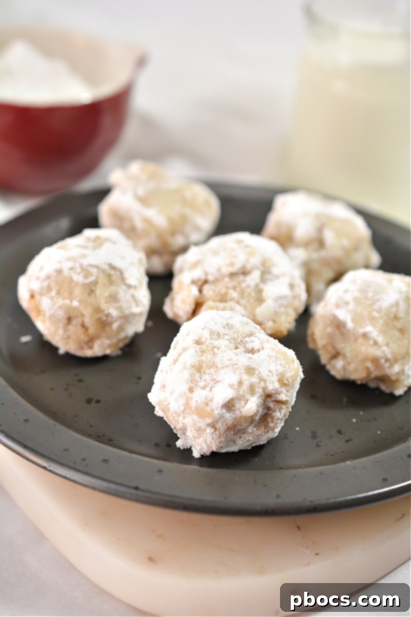 Keto Snowball Cookies