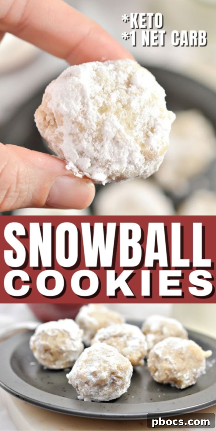 Keto Snowball Cookies