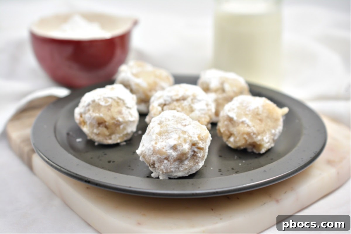 Keto Snowball Cookies