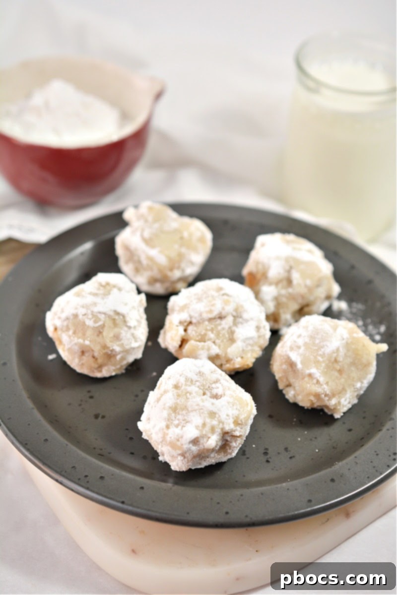 Keto Snowball Cookies