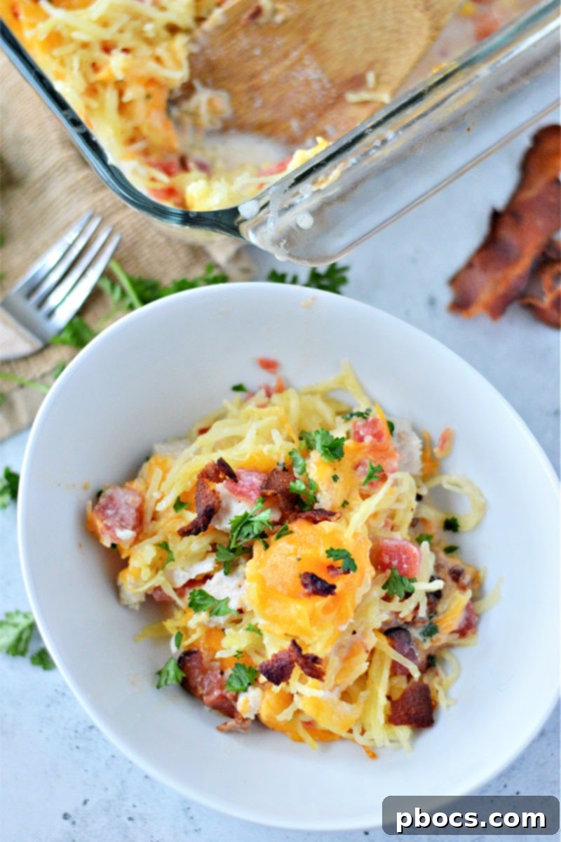 Delicious Low-Carb Cheesy Chicken Spaghetti with Melted Cheese