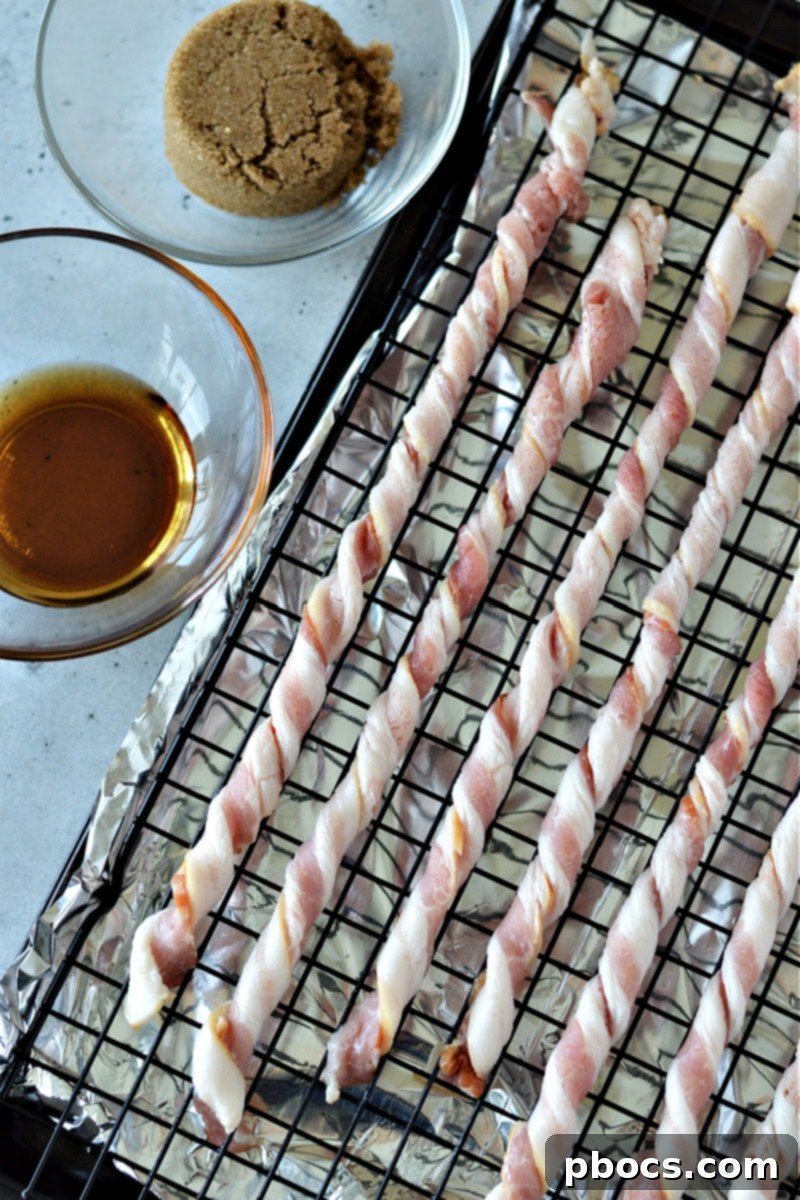 Sugar-Free Maple Bacon Twists 10 Low-Carb Candied Bacon Twists