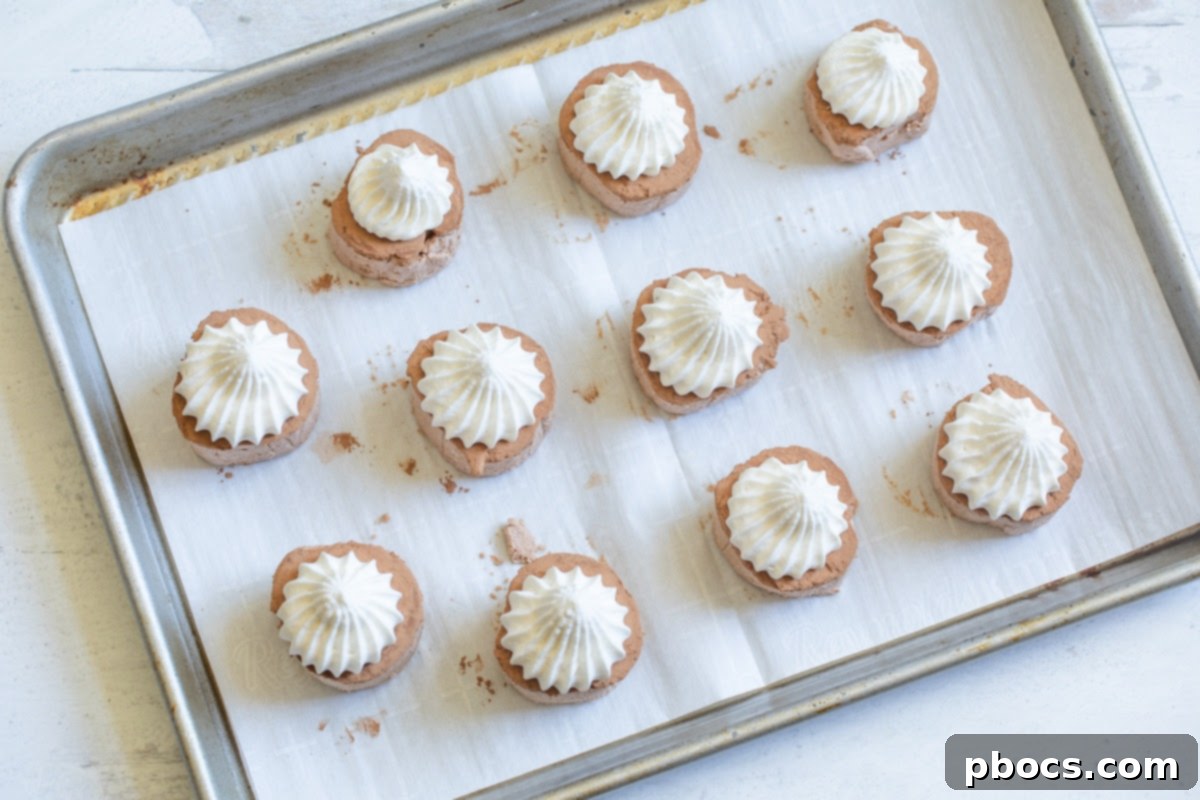 A finished Keto Hot Chocolate Fat Bomb with whipped cream and cocoa powder, ready to be served.