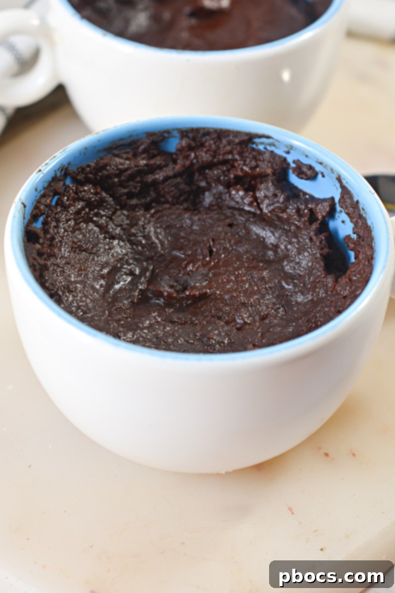 Keto Microwave Pumpkin Brownie