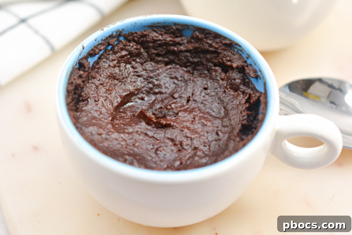 Keto Microwave Pumpkin Brownie