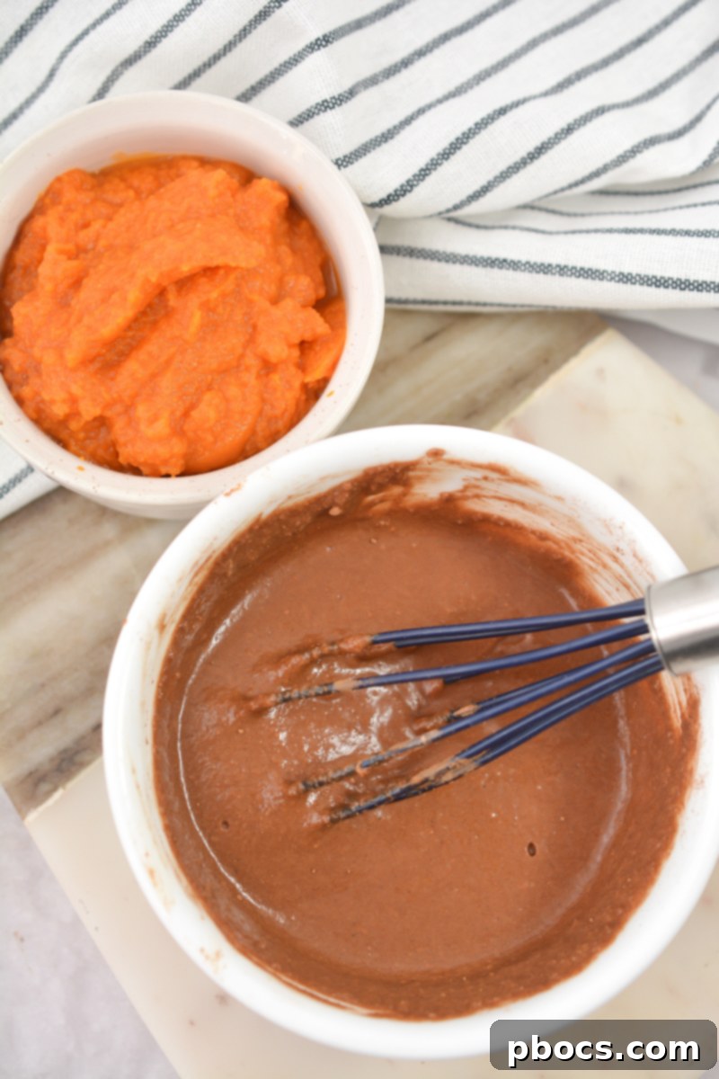 Keto Microwave Pumpkin Brownie