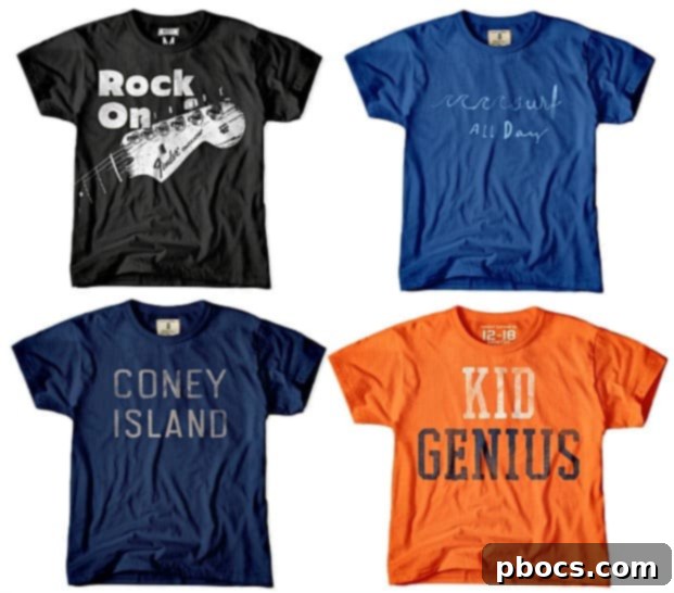Tailgate Clothing: Diverse Range of Kids' Vintage Tees