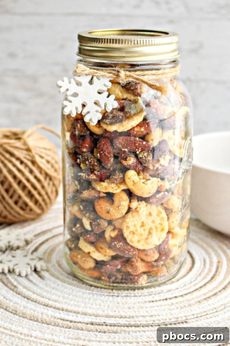 Slow Cooker Keto Snack Mix With Parmesan and Nuts