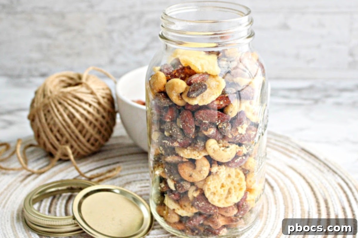 Slow Cooker Keto Snack Mix With Parmesan and Nuts