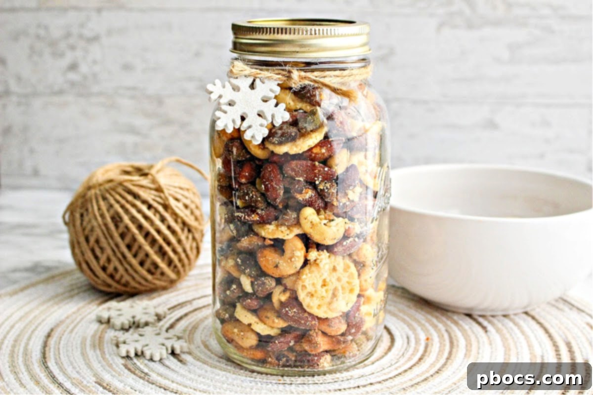 Slow Cooker Keto Snack Mix With Parmesan and Nuts