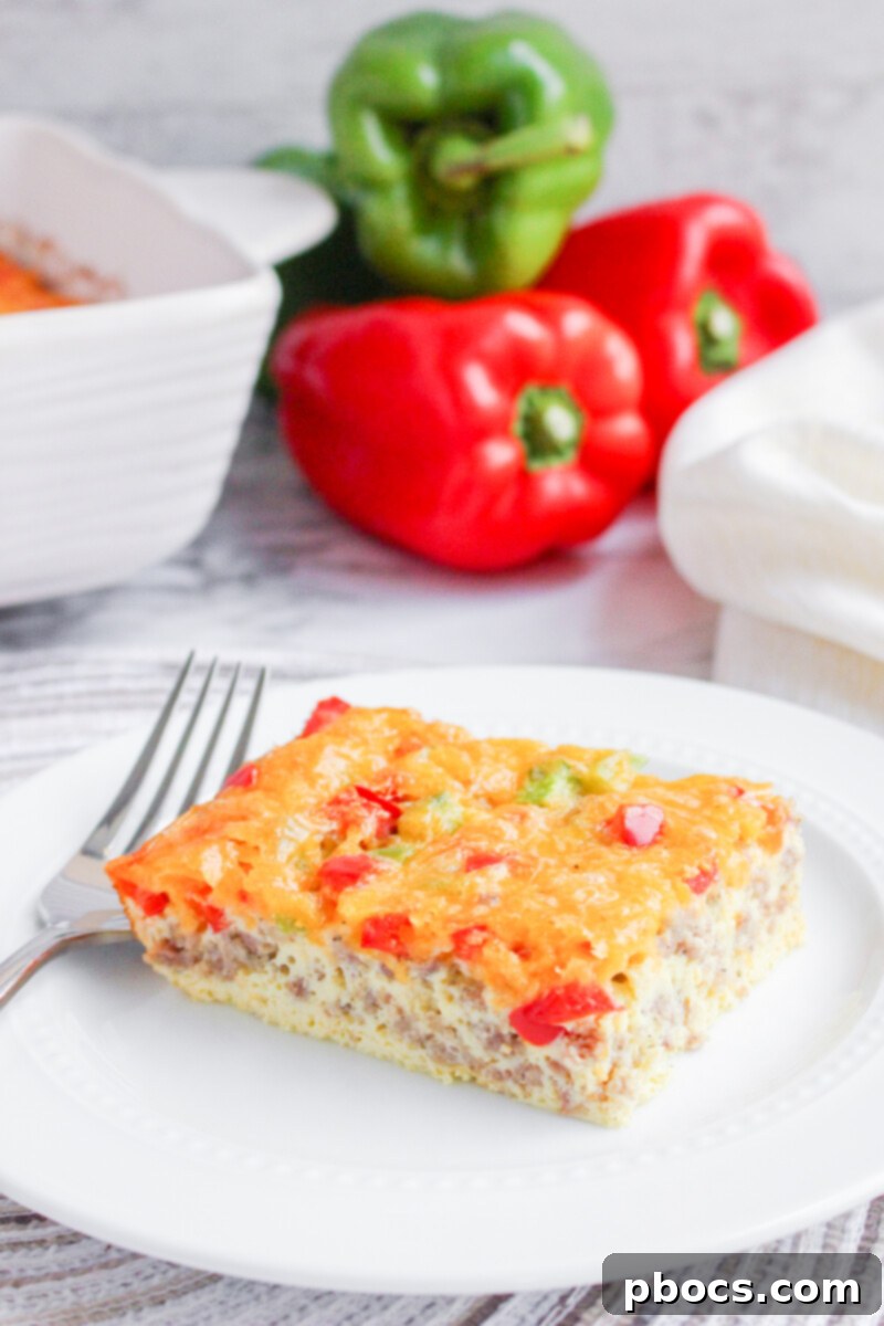 Savory Keto Breakfast Bake 6 Individual Low-Carb Breakfast Egg Cups from Casserole Mix