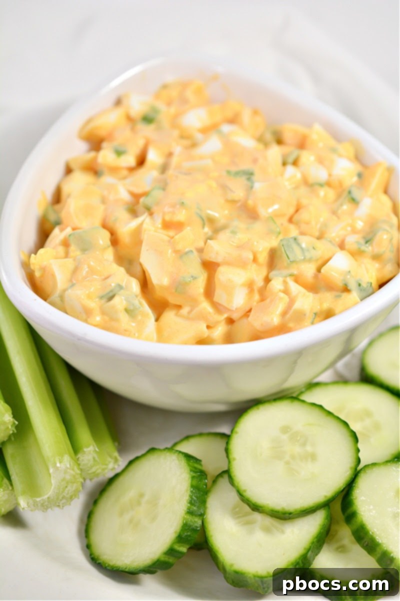 Keto Egg Salad With Buffalo Ranch Sauce