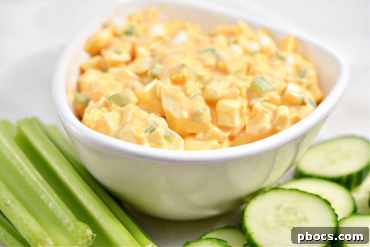 Keto Egg Salad With Buffalo Ranch Sauce