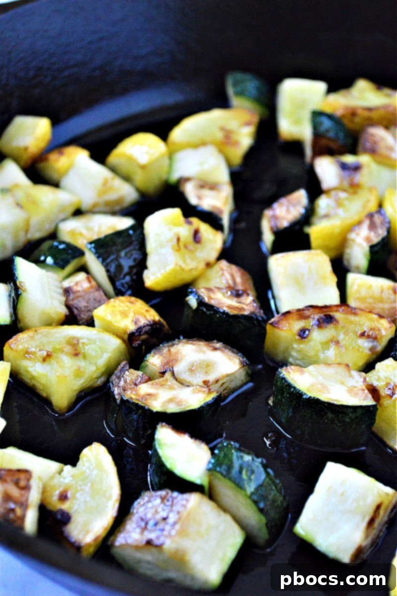 Zucchini & Yellow Squash Sautéing
