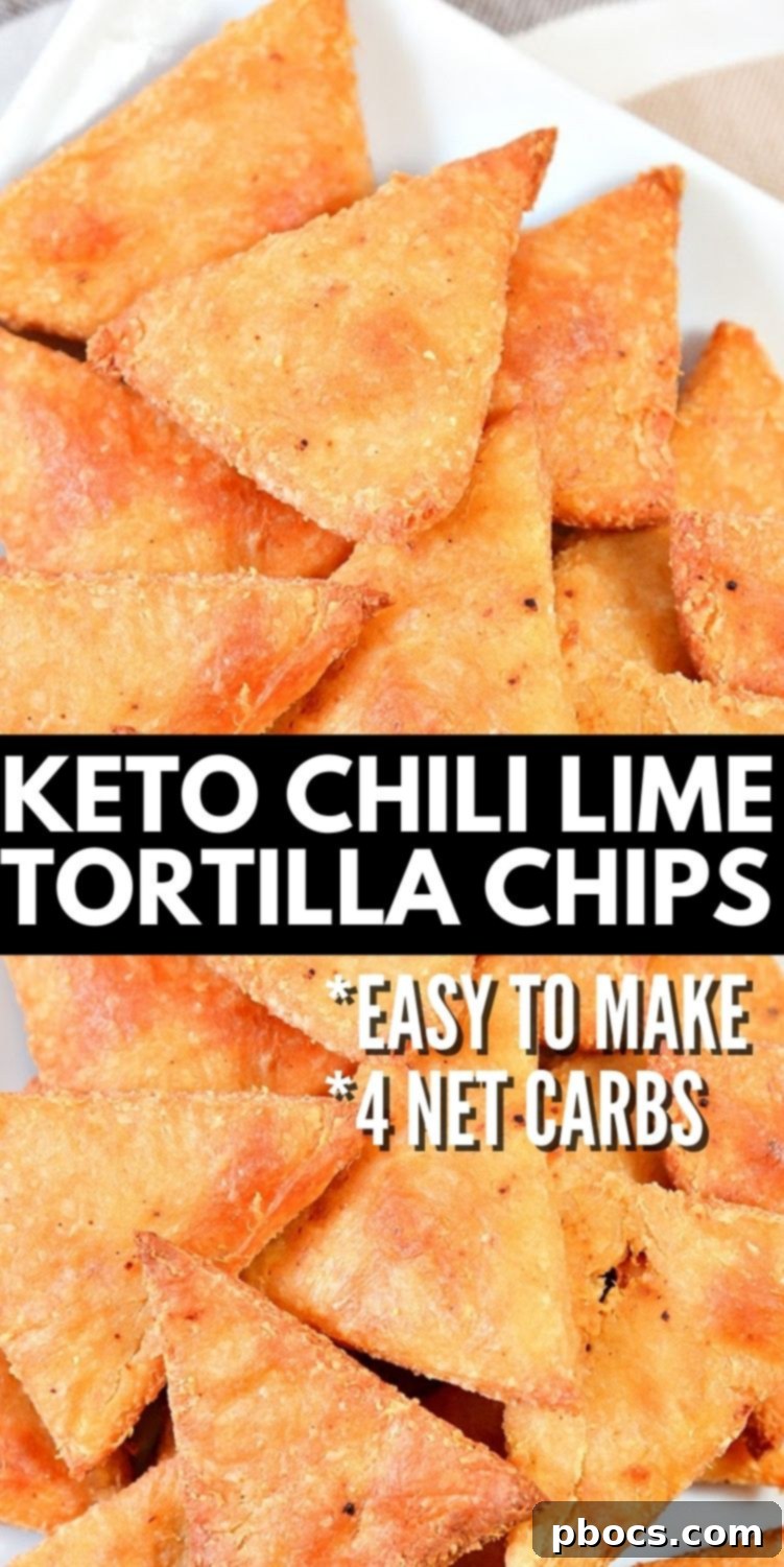 Keto Chili Lime Tortilla Crisps 14 Keto Chili Lime Tortilla Chips final image for Pinterest