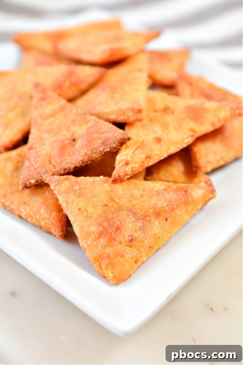Keto Chili Lime Tortilla Crisps 6 Keto Chili Lime Tortilla Chips on a platter