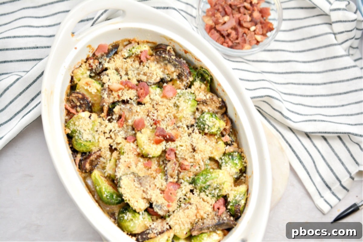 Cheesy Keto Brussels Sprouts Gratin 17 Keto Brussel Sprouts Casserole