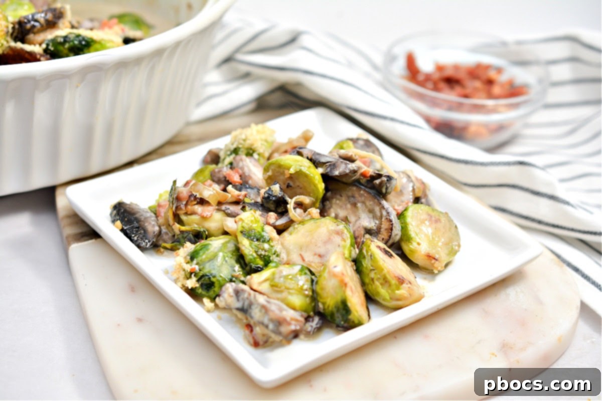 Cheesy Keto Brussels Sprouts Gratin 5 Keto Brussel Sprouts Casserole