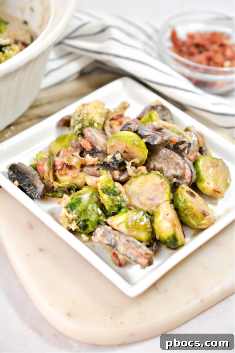 Cheesy Keto Brussels Sprouts Gratin 6 Keto Brussel Sprouts Casserole