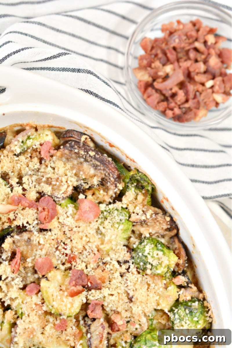 Cheesy Keto Brussels Sprouts Gratin 8 Keto Brussel Sprouts Casserole