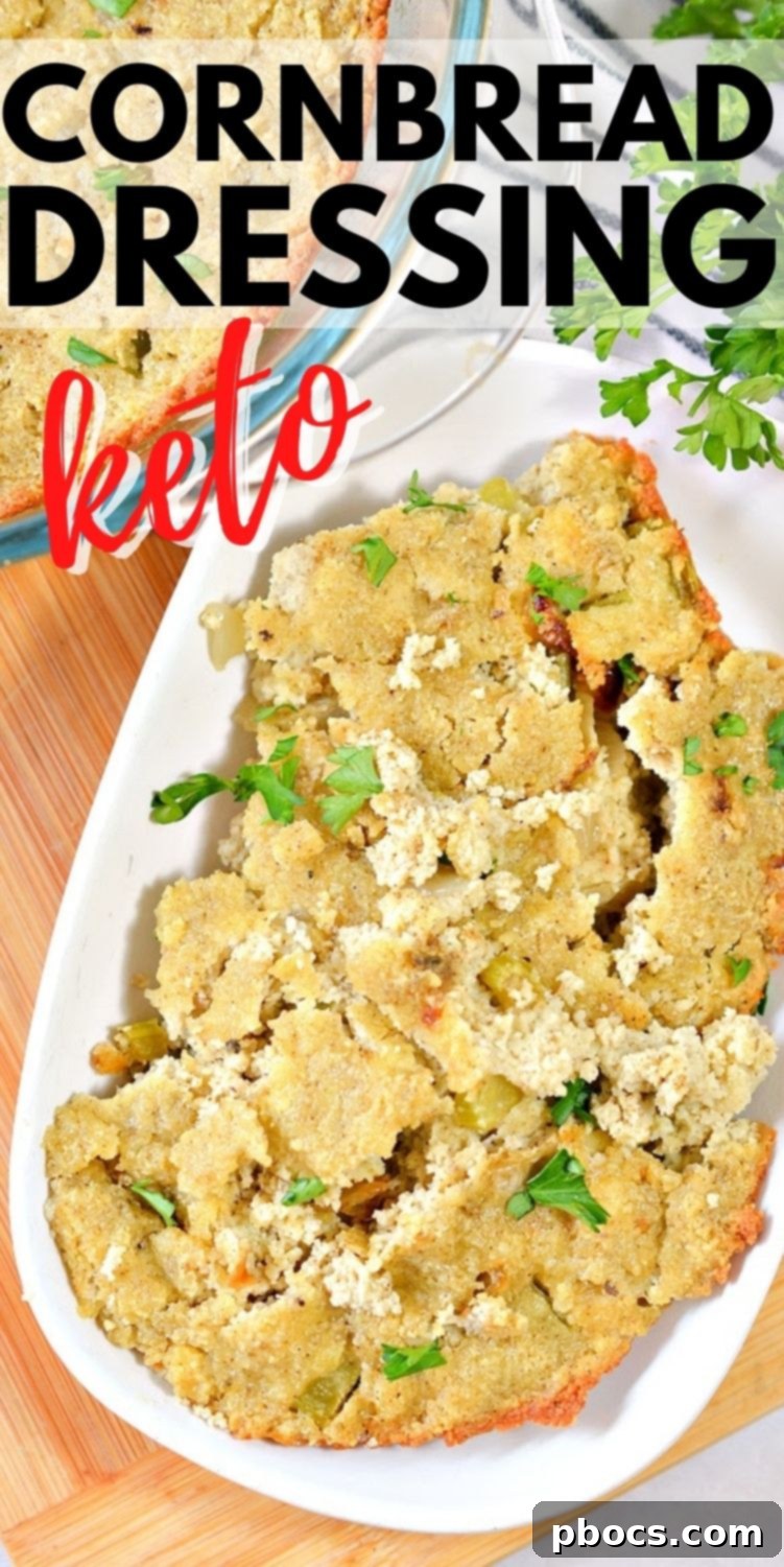 Keto Cornbread Dressing for Thanksgiving