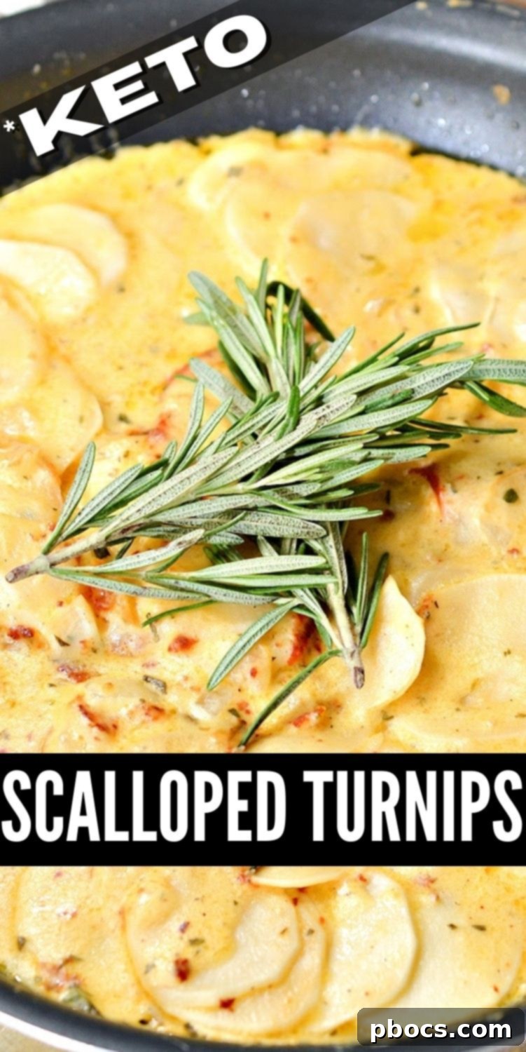Keto Scalloped Turnips