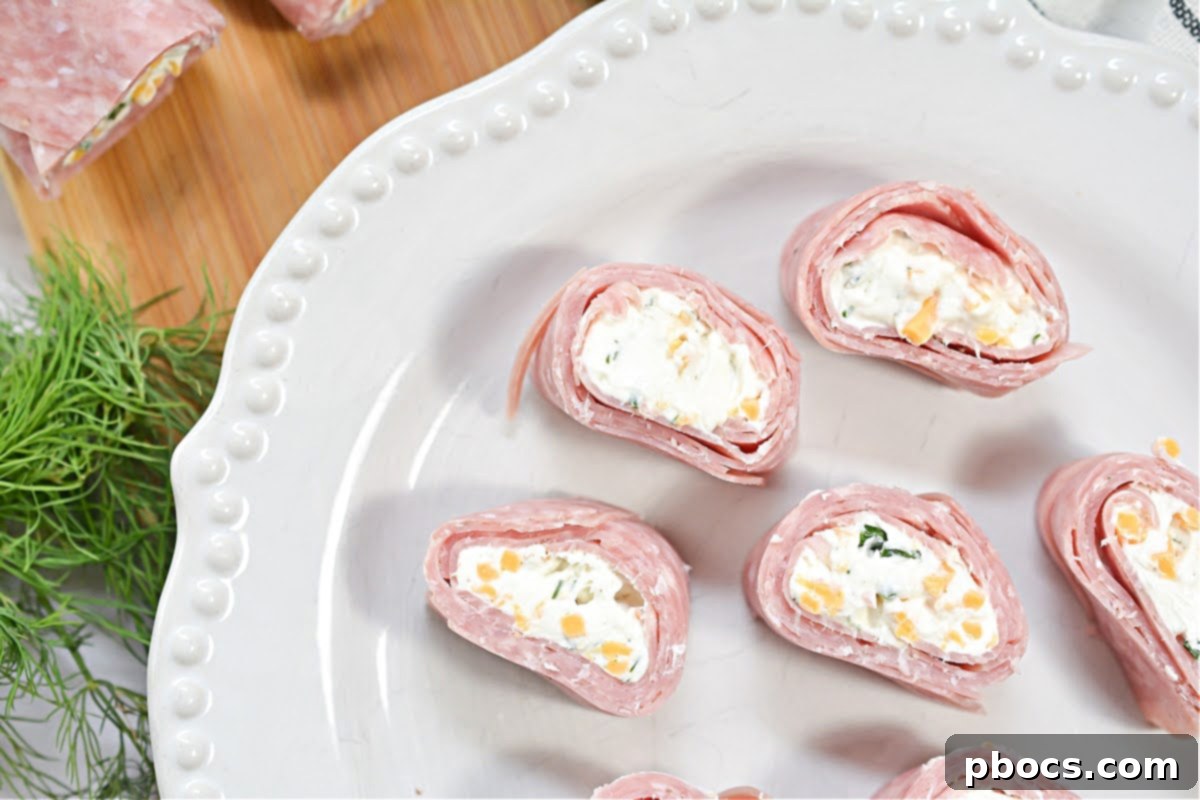 Keto Salami Cream Cheese Roll Ups
