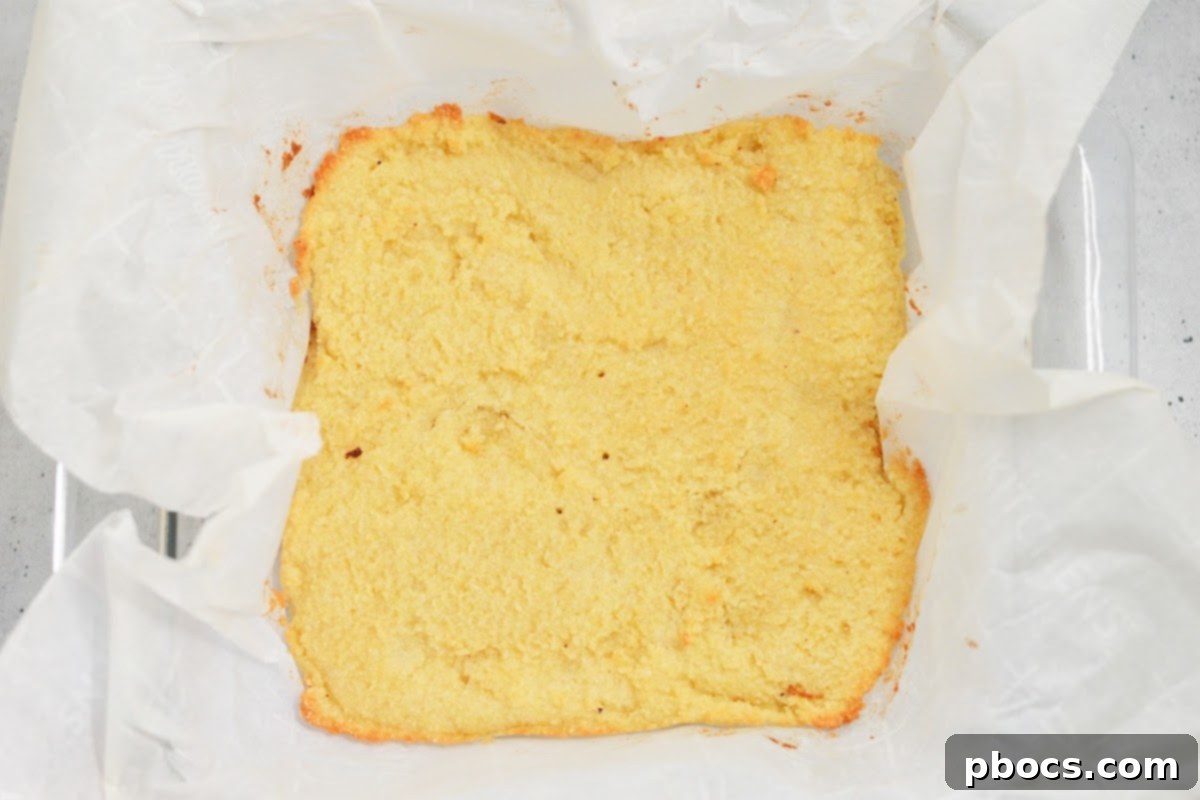 Baked golden keto pie crust, ready for the filling.