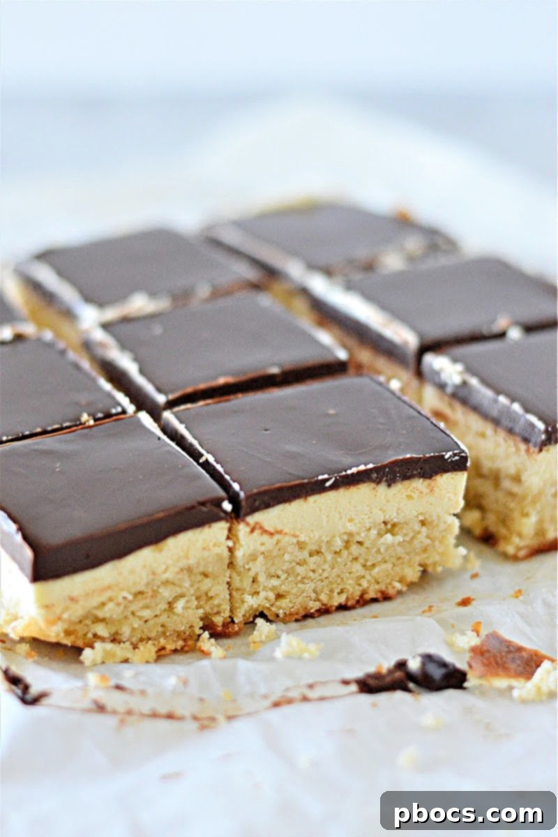 Keto Boston Cream Bites arranged on a serving platter for a party.