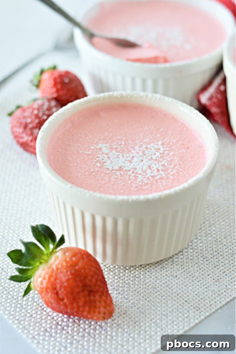 Airy Strawberry Keto Delight 5 Stages of making Low Carb Strawberry Jello Fluff, showing whipped cream mixture
