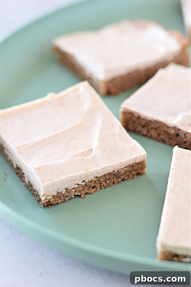 Gingerbread cookie dough spread in a baking dish
