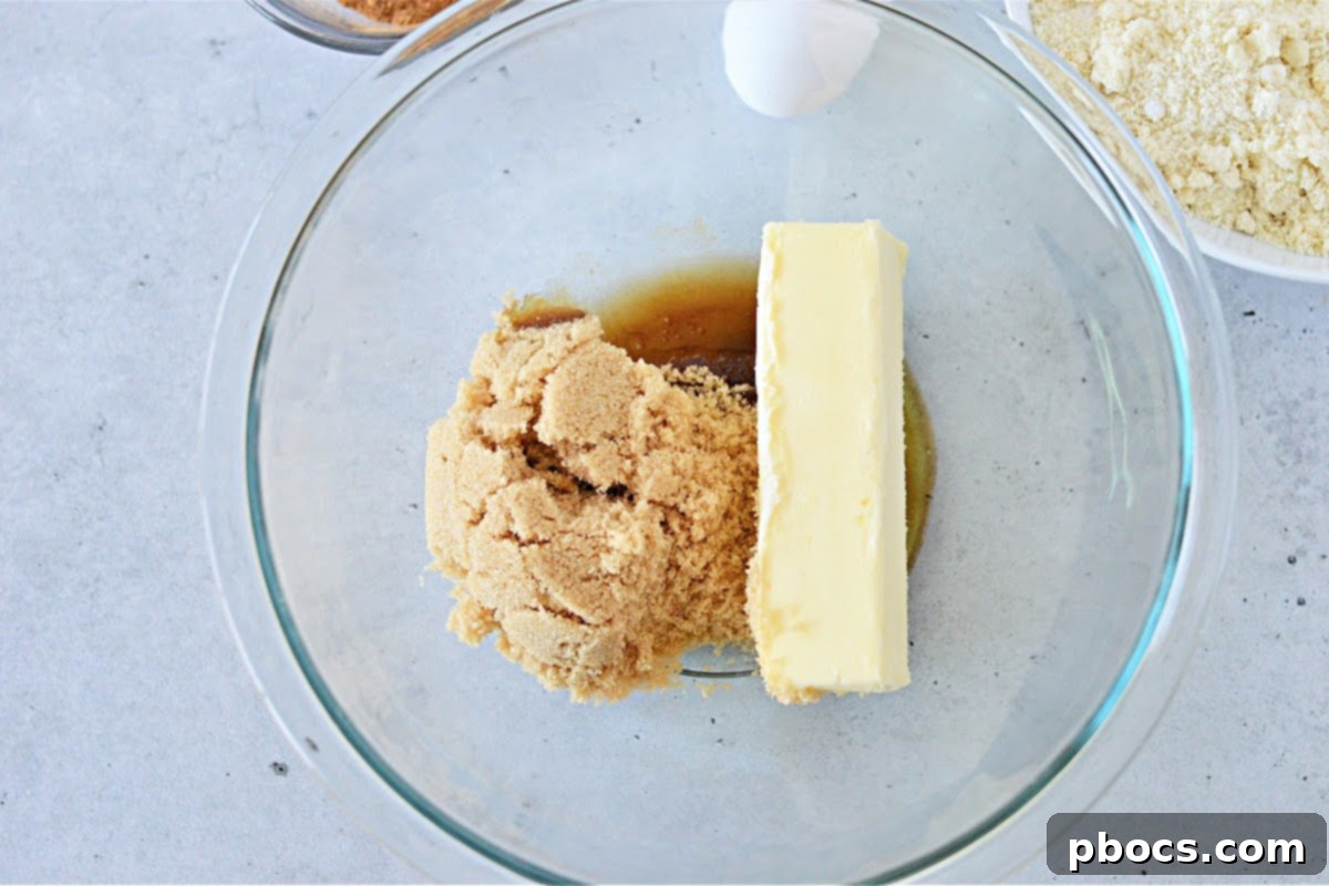 Whisking dry ingredients for Keto Gingerbread Cookie Bars
