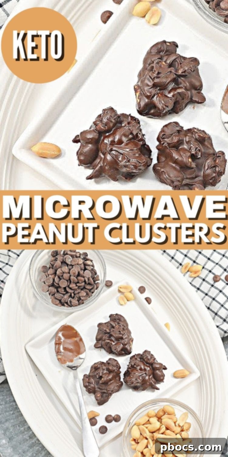 Easy Microwave Keto Peanut Clusters