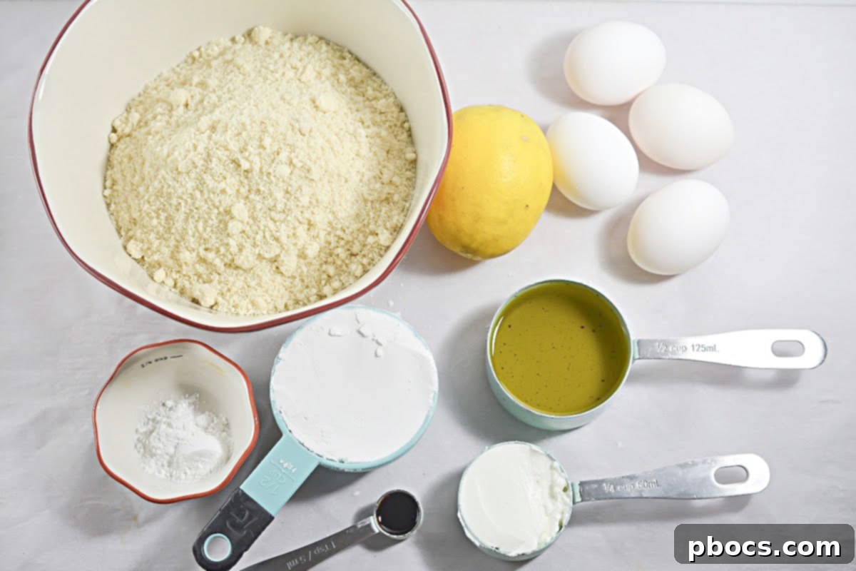 Keto Olive Oil Cake 8 Keto Olive Oil Cake - Cake in a springform pan before baking