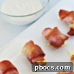Keto Bacon Wrapped Mozzarella Sticks