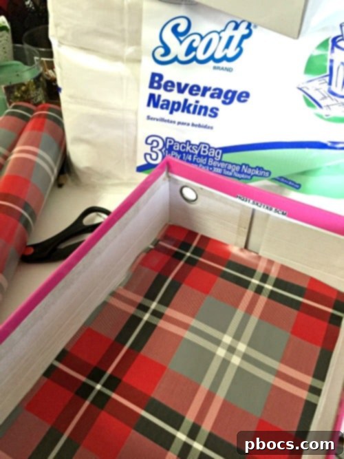 DIY Beverage Napkin Holder 