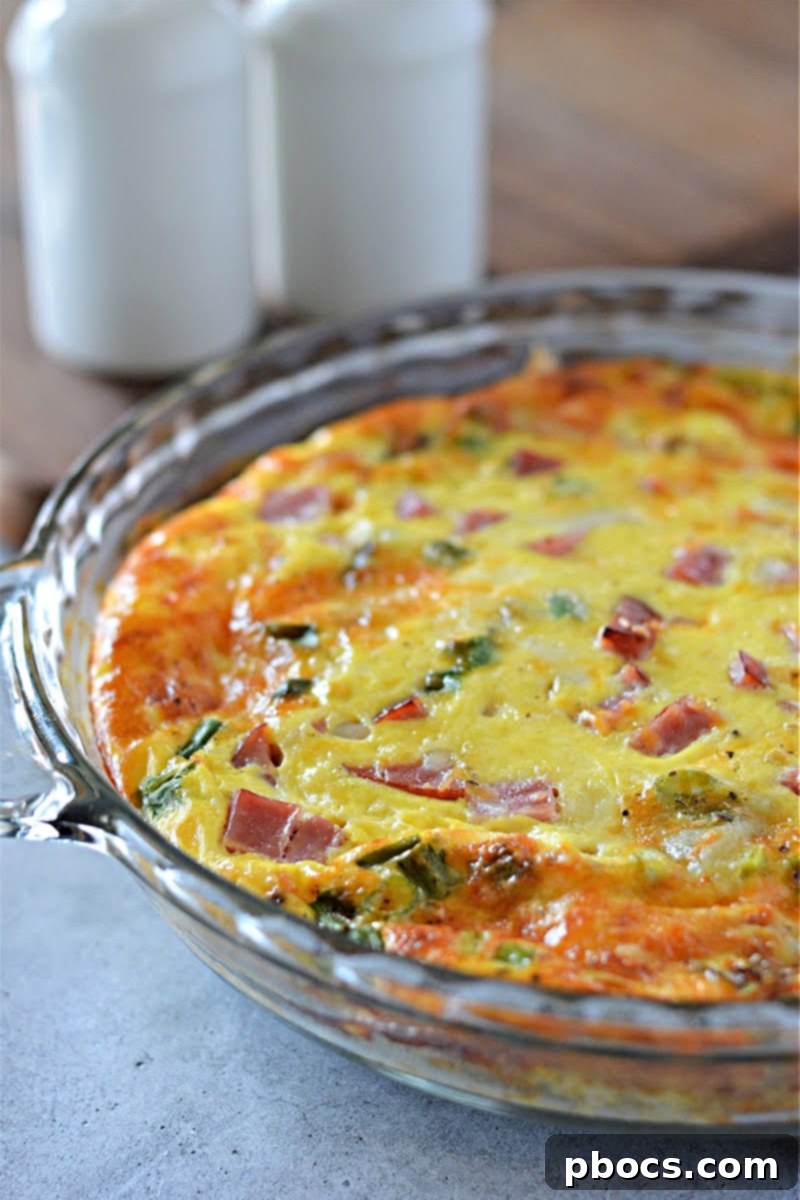 Keto Ham and Cheese Quiche